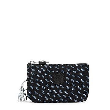 Kipling Creativity Small Printed Pouch Tassen Zwart Wit | BE 2117DF